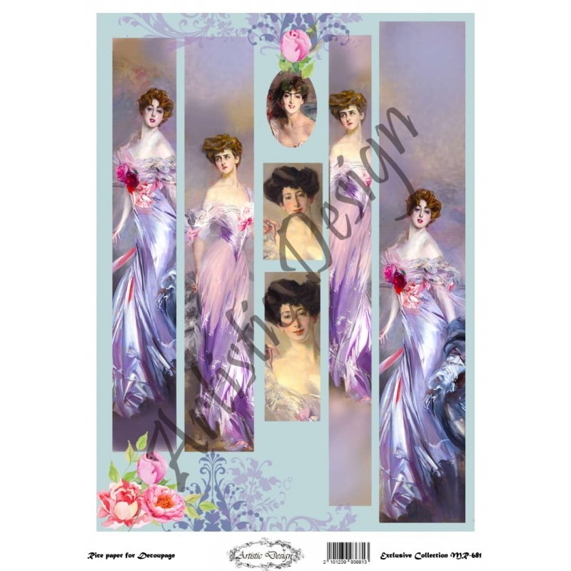 Ριζόχαρτο Decoupage  Artistic Design A3 MR-681