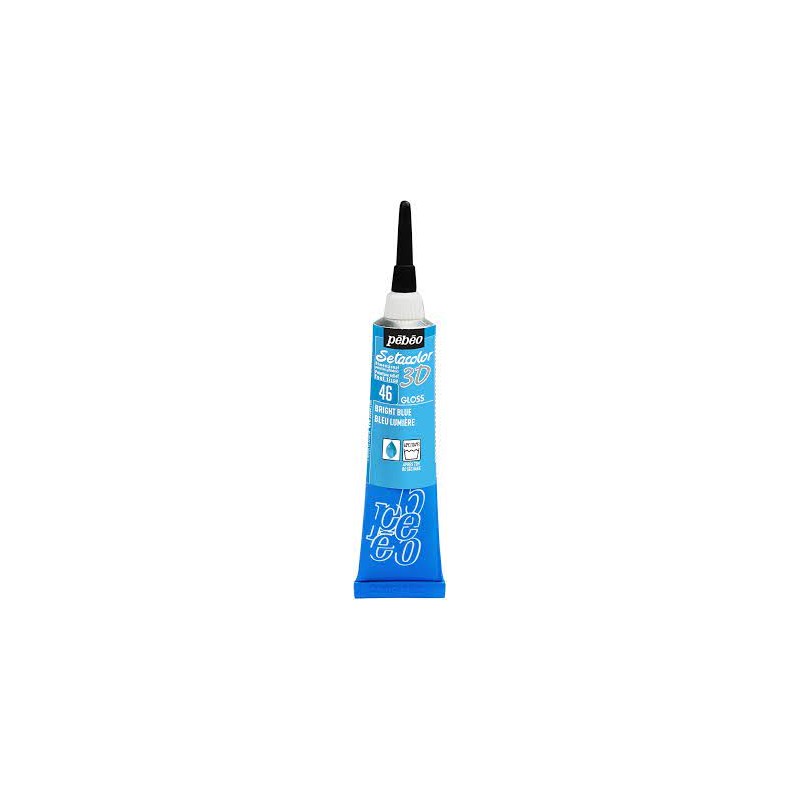 Περίγραμμα setacolor 3D PEBEO 20ml bright blue 557046