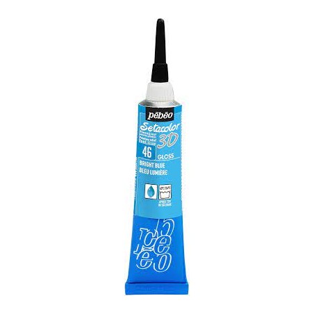 Περίγραμμα setacolor 3D PEBEO 20ml bright blue 557046