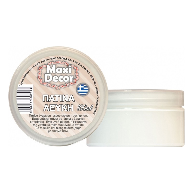 Πατίνα λευκή 100 ml MAXI DECOR 430000437