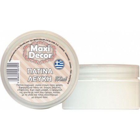 Πατίνα λευκή 100 ml MAXI DECOR 430000437