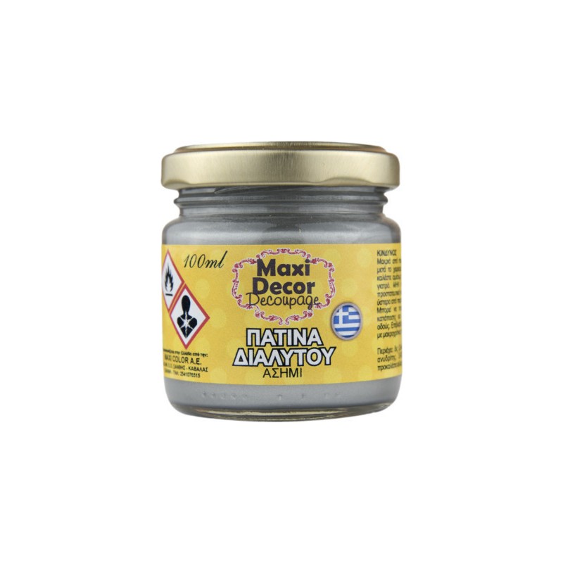 Πατίνα διαλυτού χρυσή 100 ml Maxi Decor
