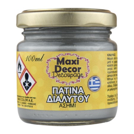 Πατίνα διαλυτού χρυσή 100 ml Maxi Decor