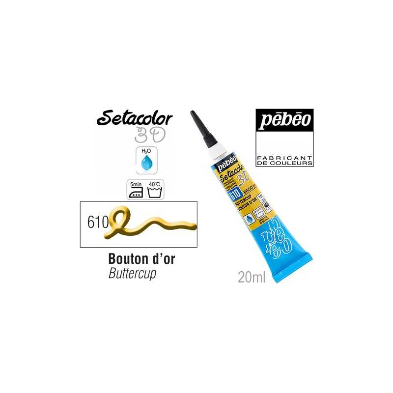 Περίγραμμα setacolor 3D PEBEO 20ml butter cup  557610