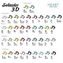 Περίγραμμα setacolor 3D PEBEO 20ml ροζ glitter 557008 2