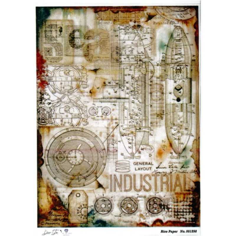 Ριζόχαρτο Decoupage Deco-Star 30X40  No.1125