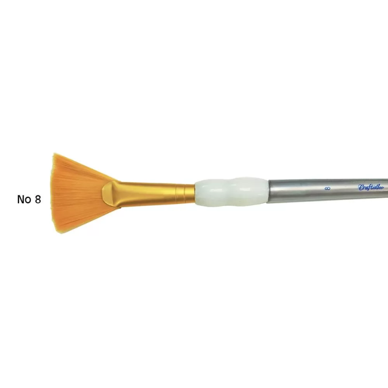 Πινέλο χειροτεχνίας πλακέ Νο 08 CRAFTISTICO CR810008