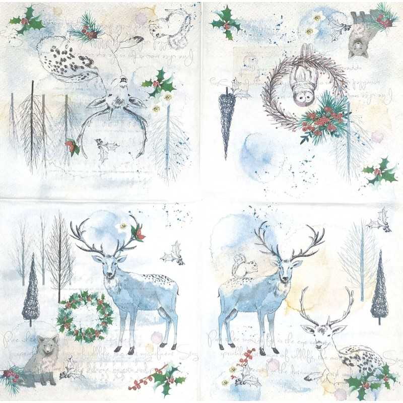 Χαρτοπετσέτα για decoupage 33X33 PAW SDL232300