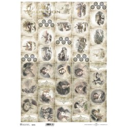 Ριζόχαρτο decoupage ITD 29,5 X 42 R0095L
