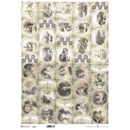 Ριζόχαρτο decoupage ITD 29,5 X 42 R0095L